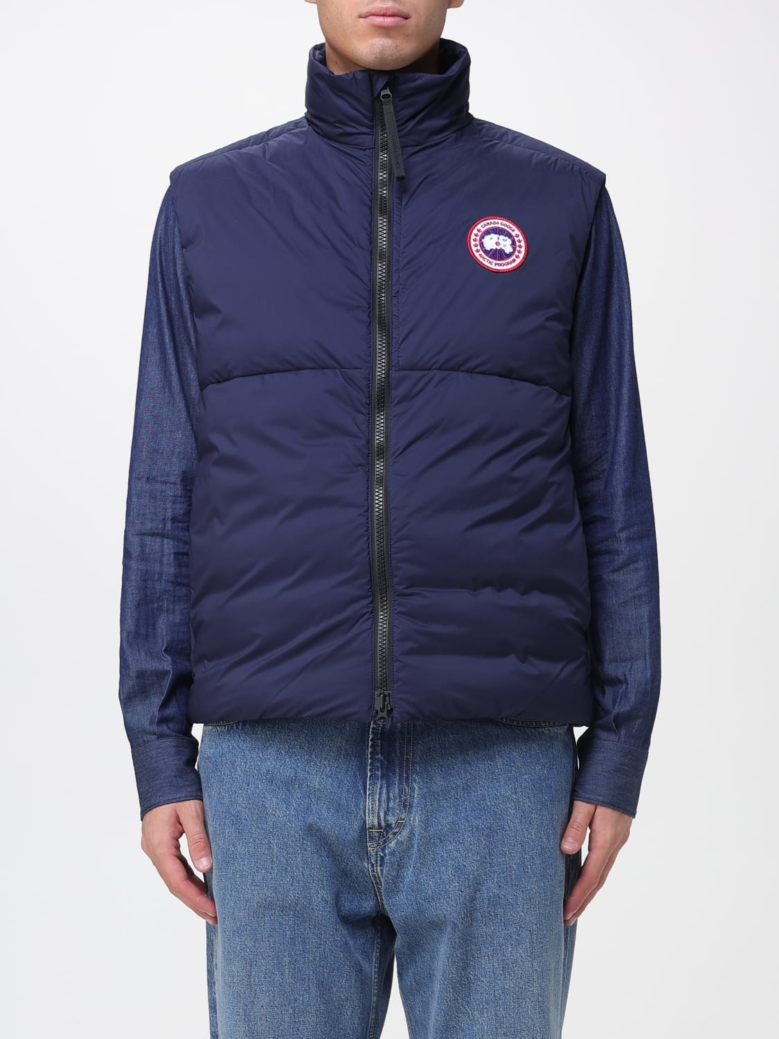 CANADA GOOSE SUIT VEST: Suit vest men Canada Goose, Blue - Img 1