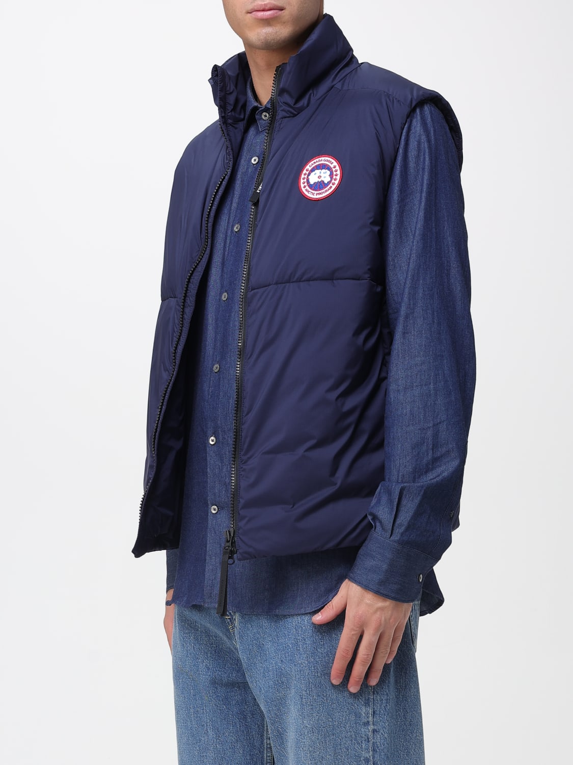 CANADA GOOSE SUIT VEST: Suit vest men Canada Goose, Blue - Img 3