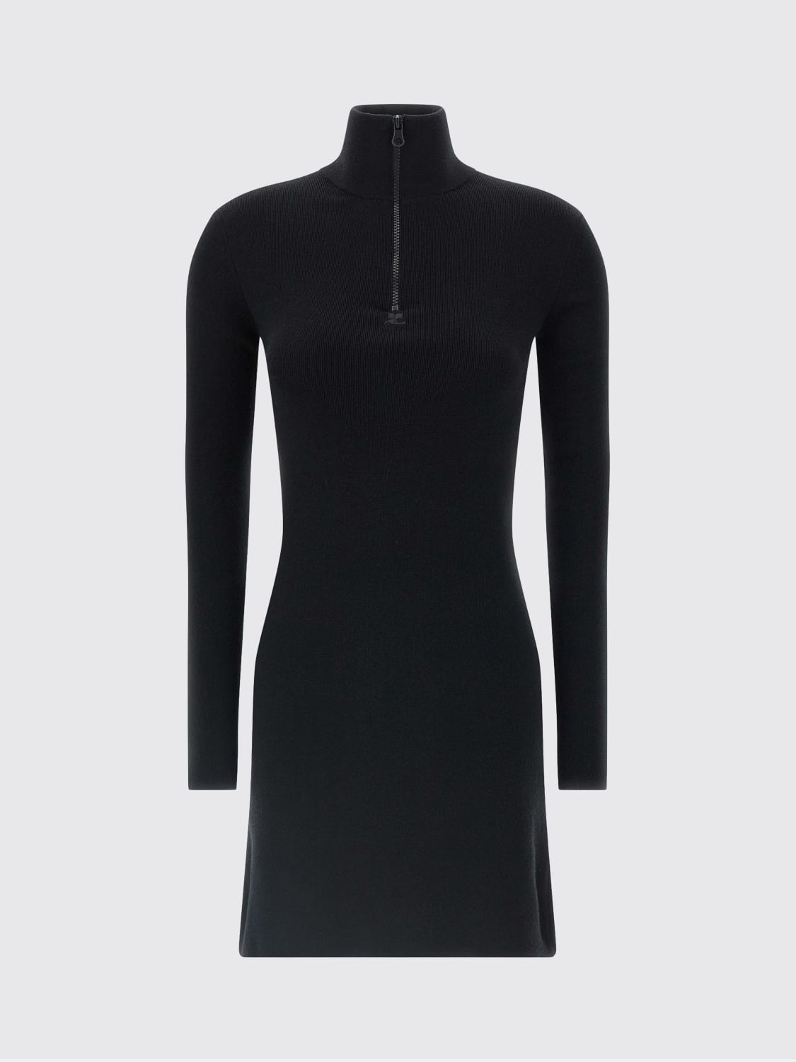 COURRÈGES DRESS: Dress woman CourrÈges, Black - Img 1
