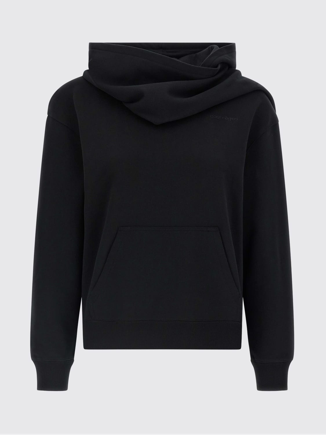 COURRÈGES SWEATSHIRT: Sweater woman CourrÈges, Black - Img 1