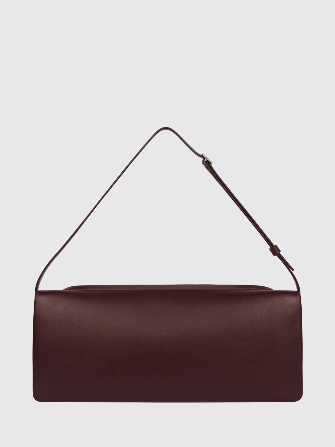 COURRÈGES BORSA A SPALLA: Borsa Cuff Courrèges in pelle , Bordeaux - Img 3