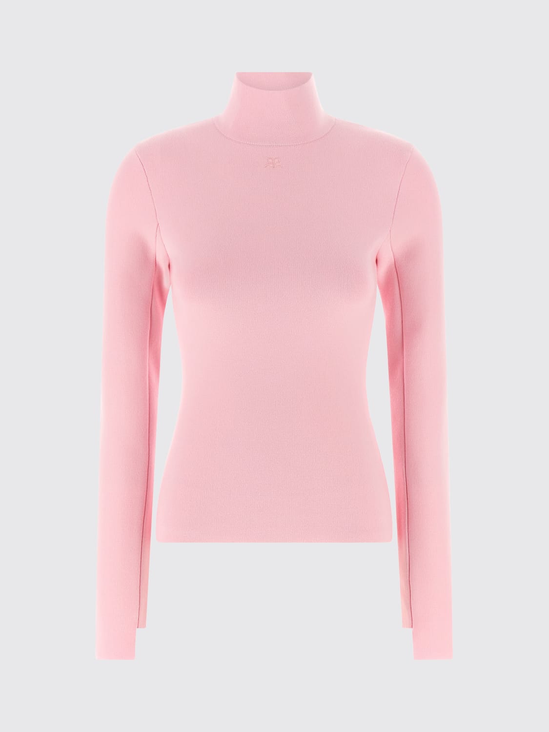 COURRÈGES SWEATER: Cardigan woman CourrÈges, Pink - Img 1