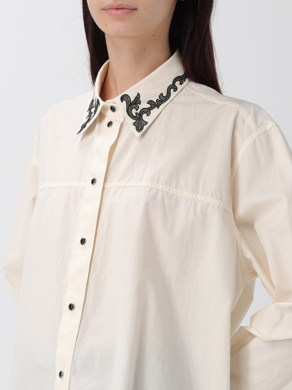 BARENA HEMDBLUSE: Hemdbluse damen Barena, Ecru - Img 4