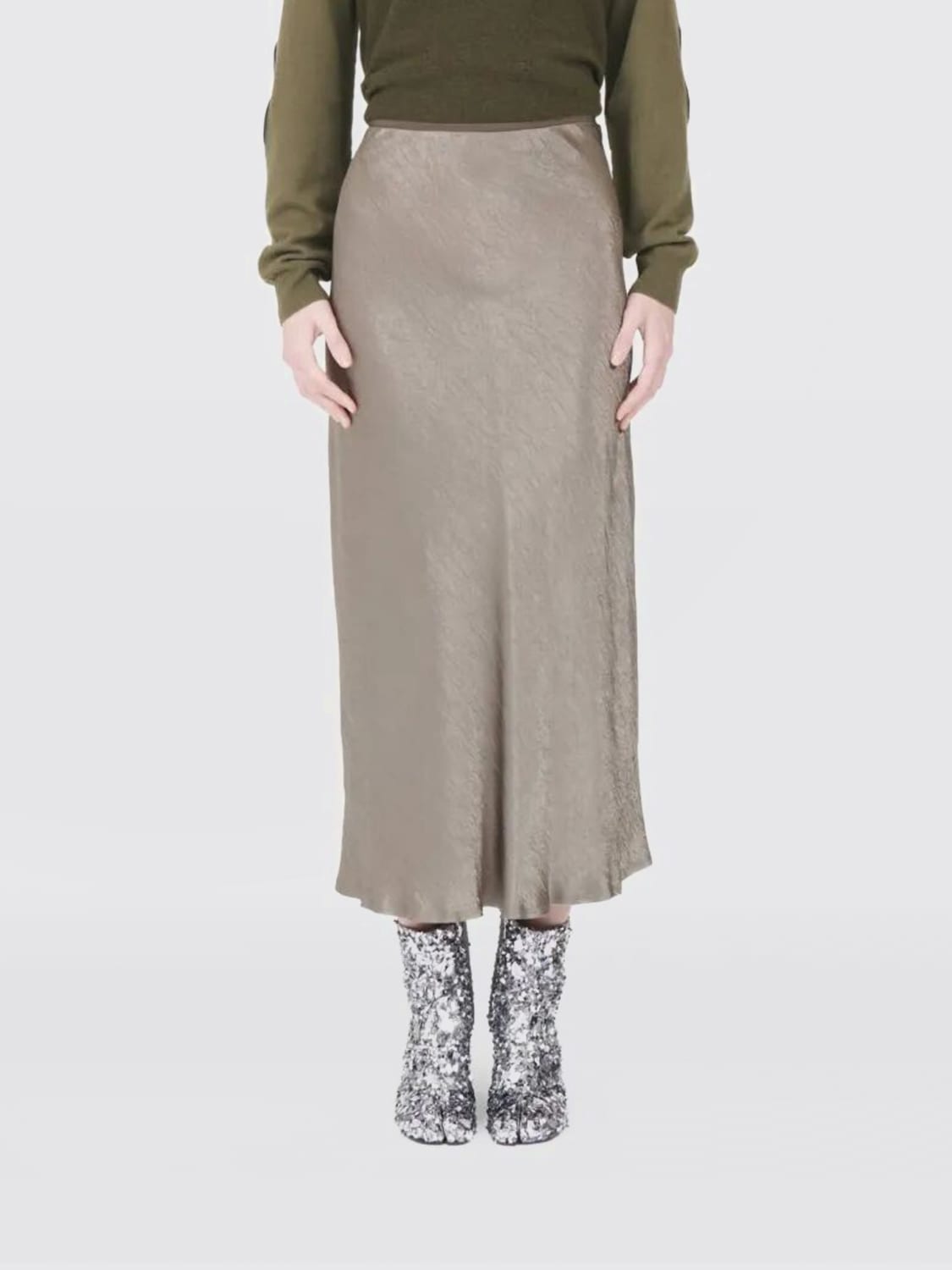 MAISON MARGIELA FALDA: Falda mujer Maison Margiela, Tórtola - Img 1