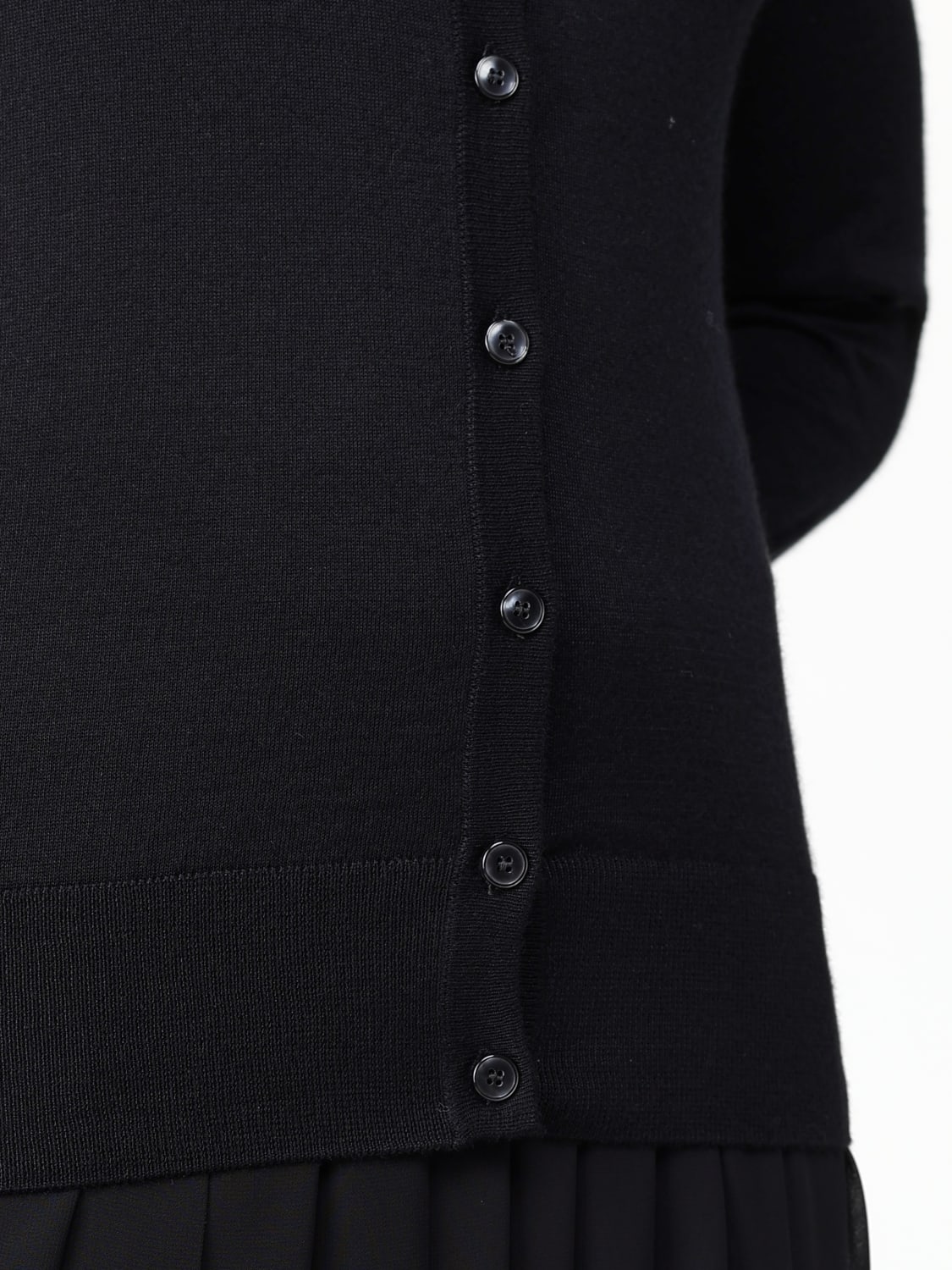 DOLCE & GABBANA MAGLIA: Cardigan classico Dolce & Gabbana in lana , Nero - Img 5