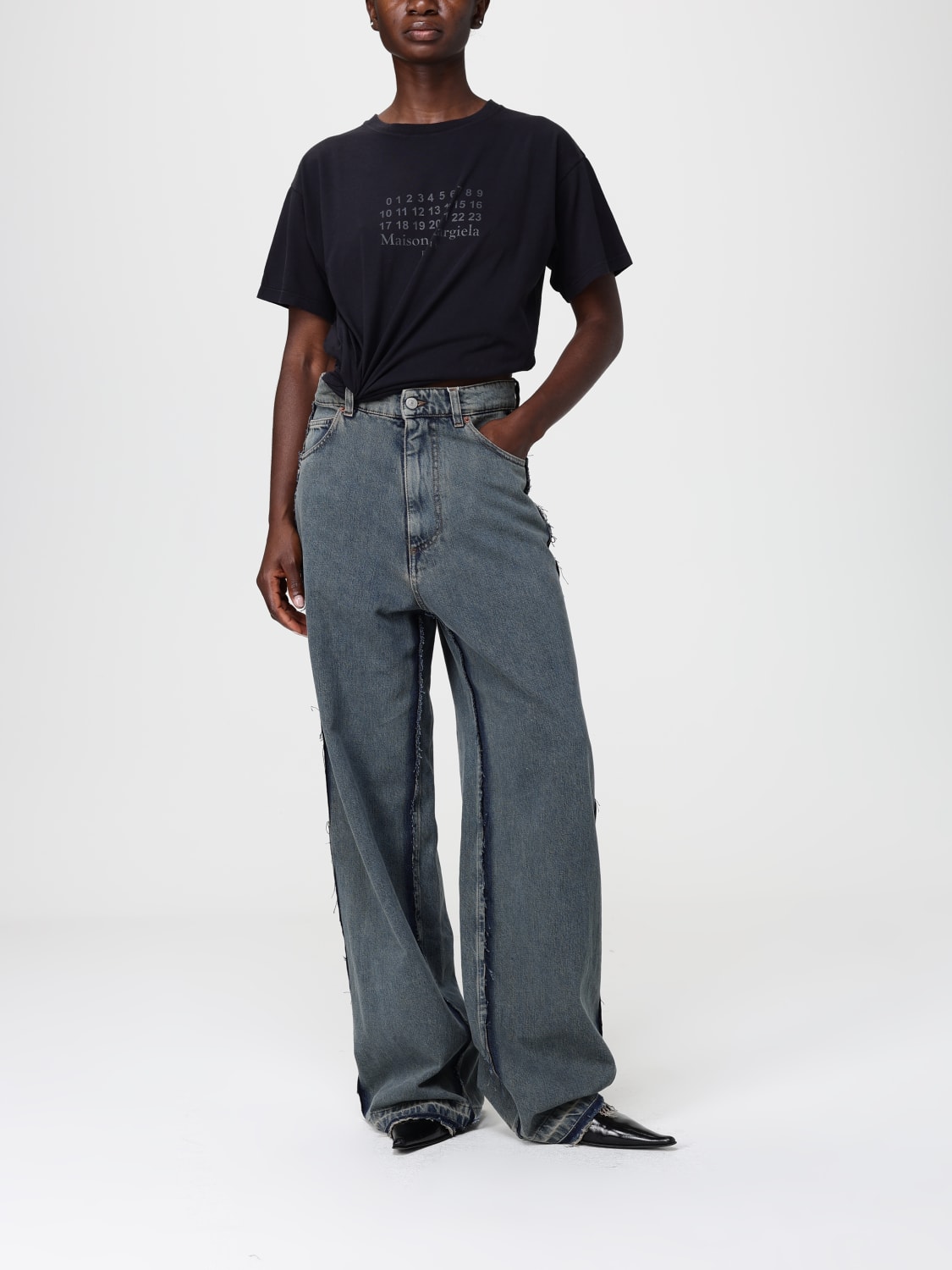 MAISON MARGIELA CAMISETA: Camiseta mujer Maison Margiela, Negro - Img 2