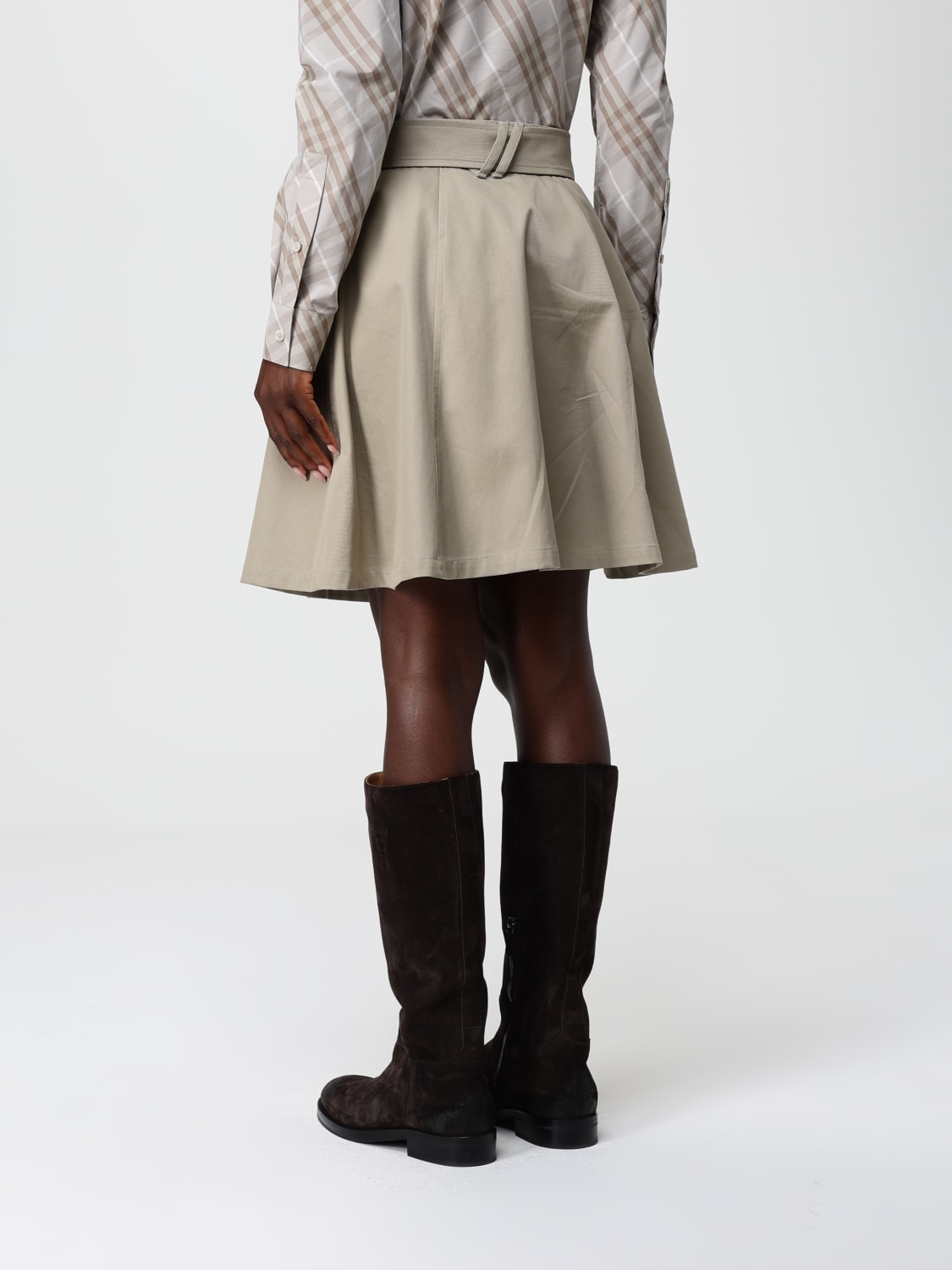 BURBERRY SKIRT: Skirt woman Burberry, Beige - Img 3