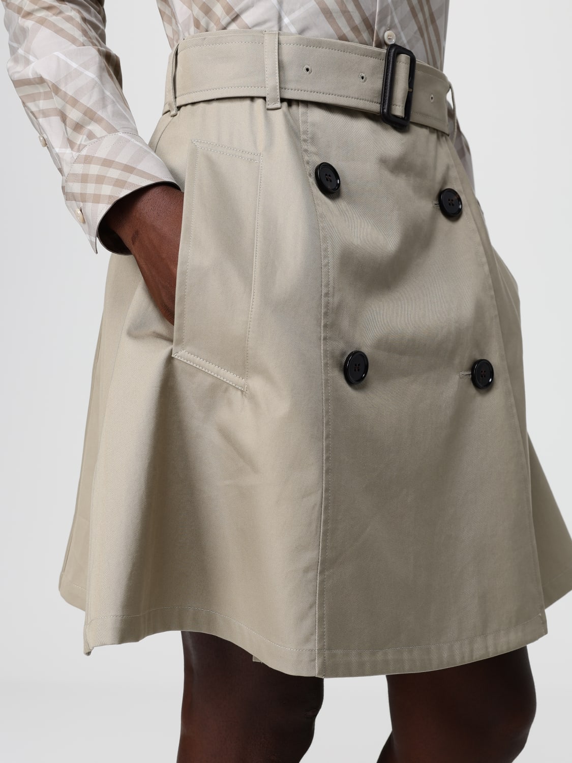 BURBERRY SKIRT: Skirt woman Burberry, Beige - Img 5