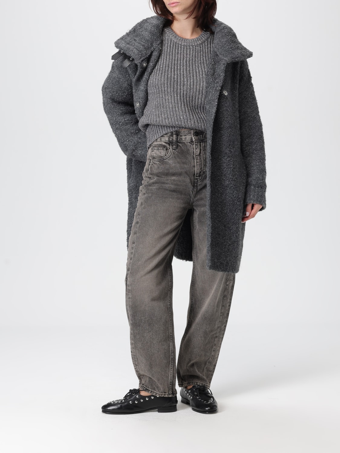 LIU JO PULL: Sweat-shirt femme Liu Jo, Acier - Img 2