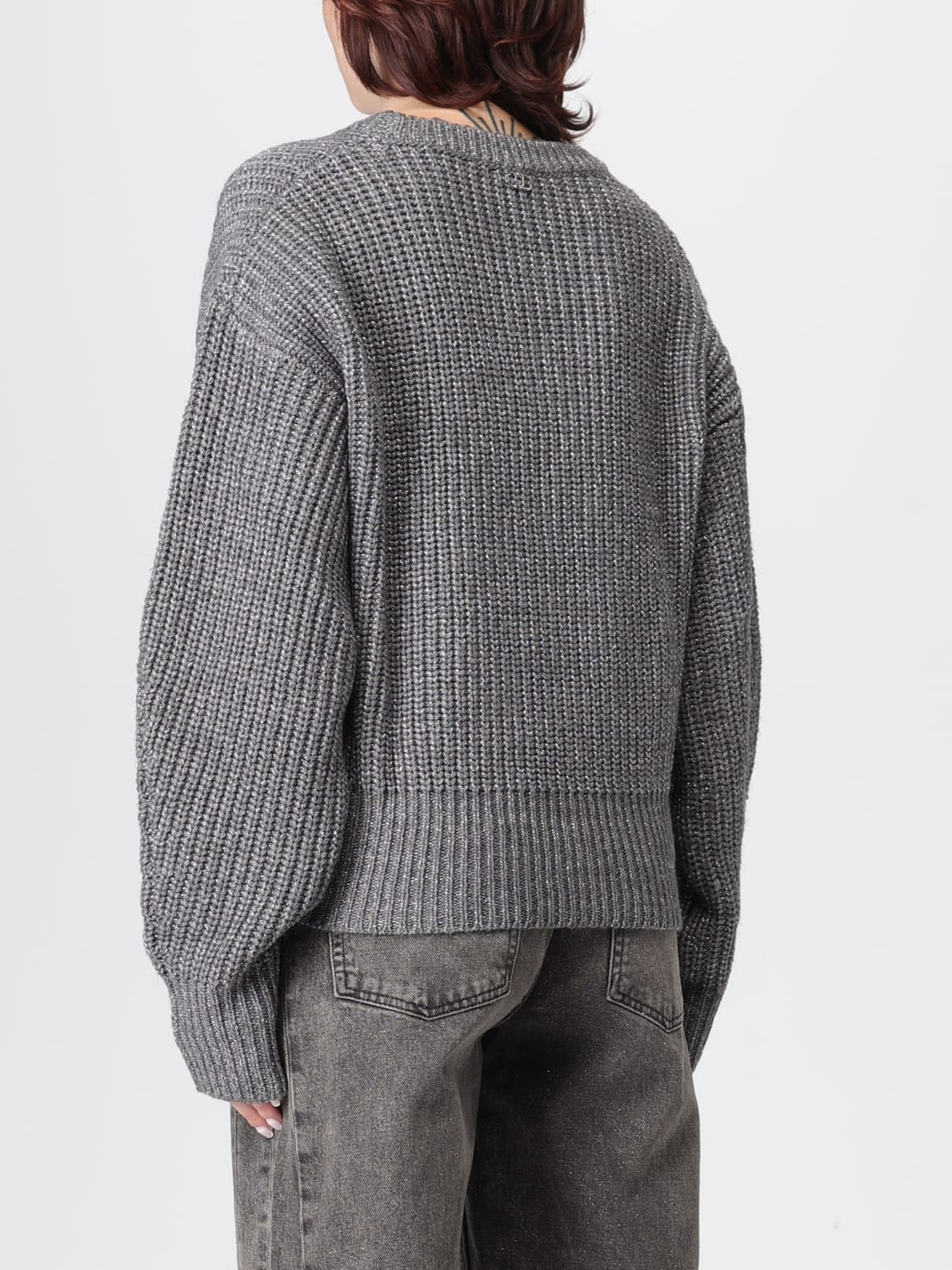 LIU JO PULL: Sweat-shirt femme Liu Jo, Acier - Img 3