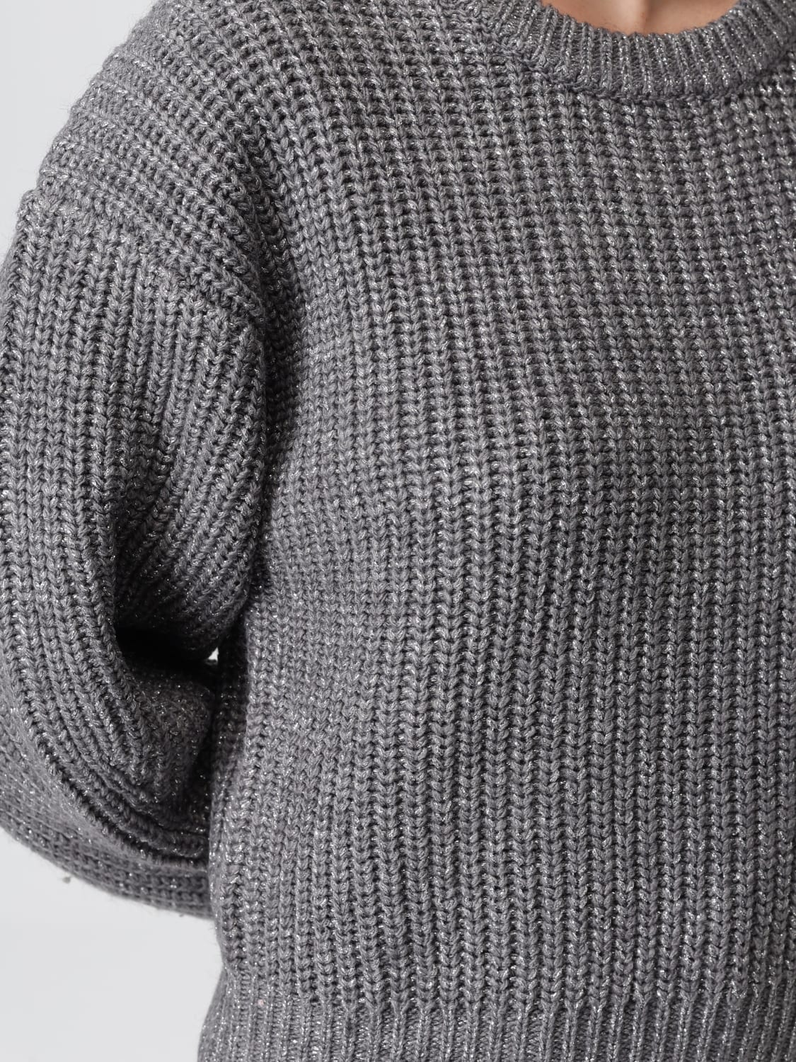 LIU JO PULL: Sweat-shirt femme Liu Jo, Acier - Img 4