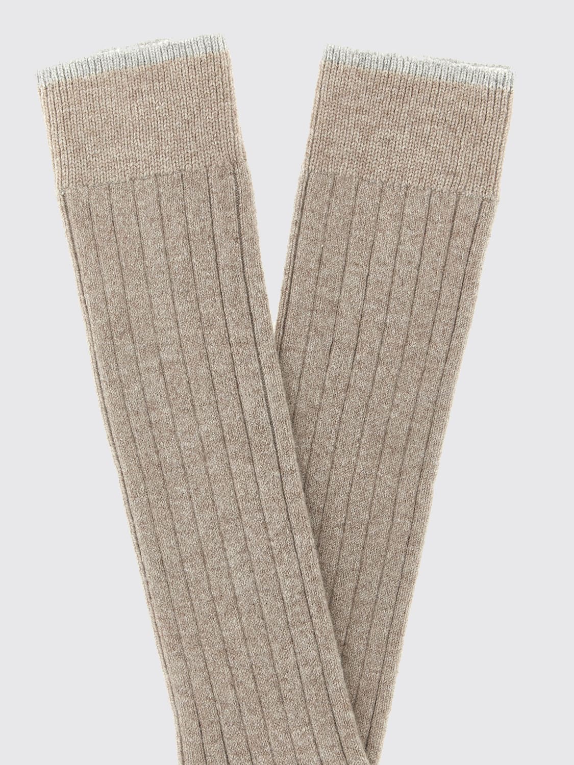 BRUNELLO CUCINELLI SOCKS: Socks men Brunello Cucinelli, Beige - Img 3