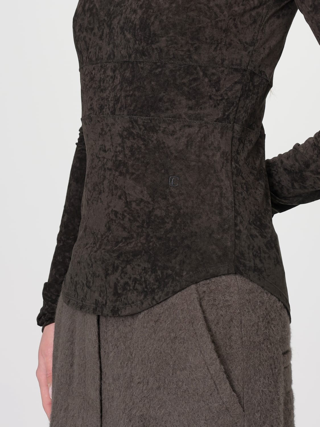 LOW CLASSIC TOP: Top woman Low Classic, Brown - Img 4