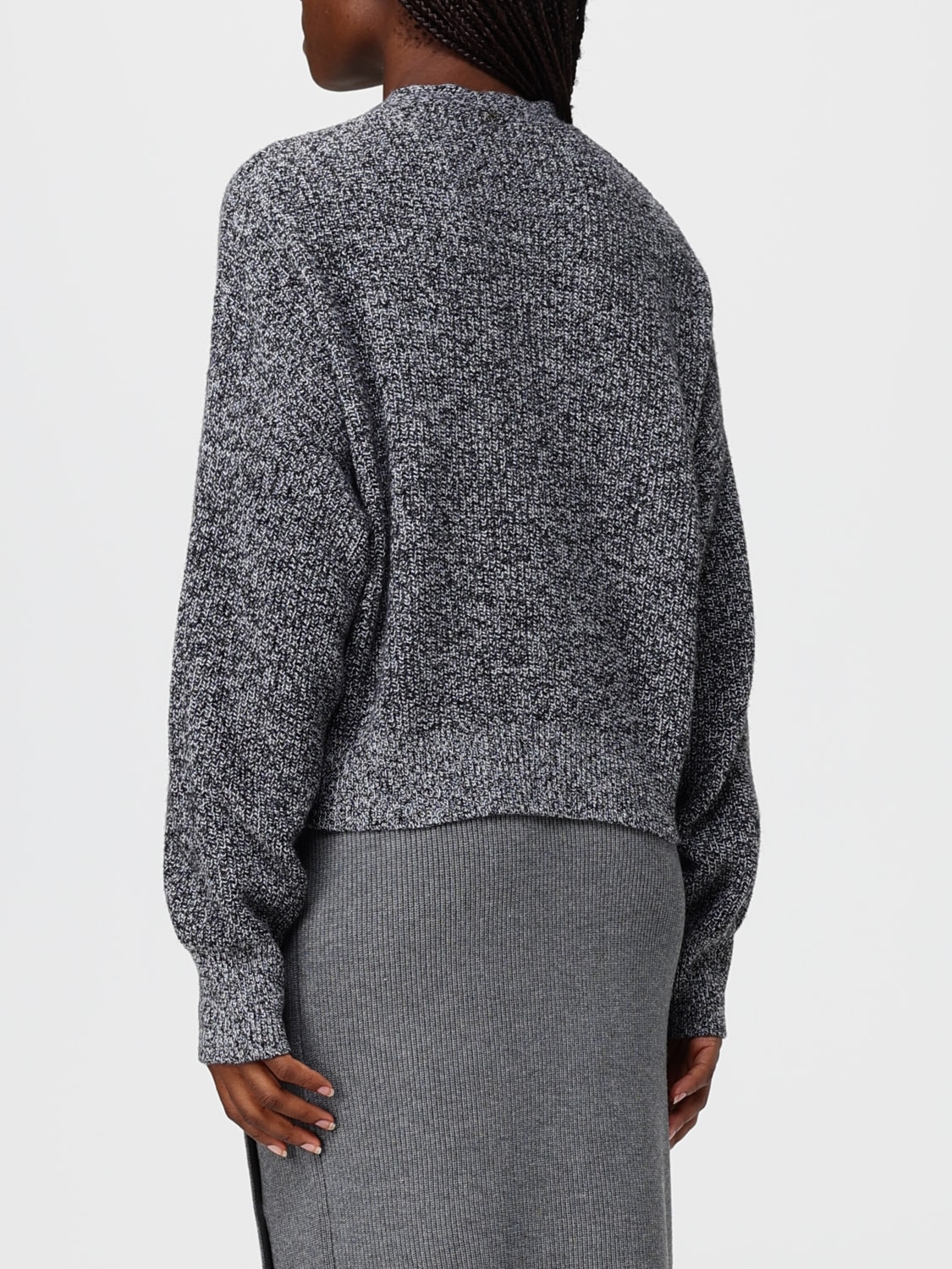 LIU JO 毛衣: 卫衣 女士 Liu Jo, 灰色 - Img 2