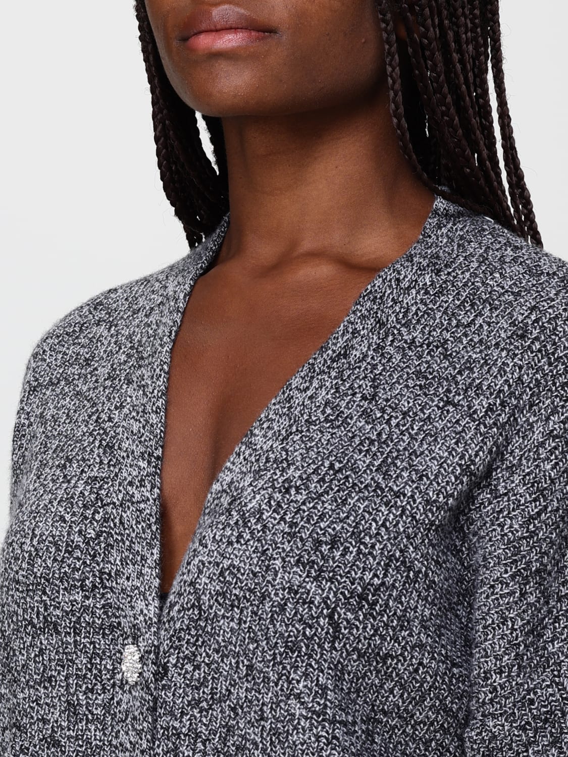 LIU JO 毛衣: 卫衣 女士 Liu Jo, 灰色 - Img 3