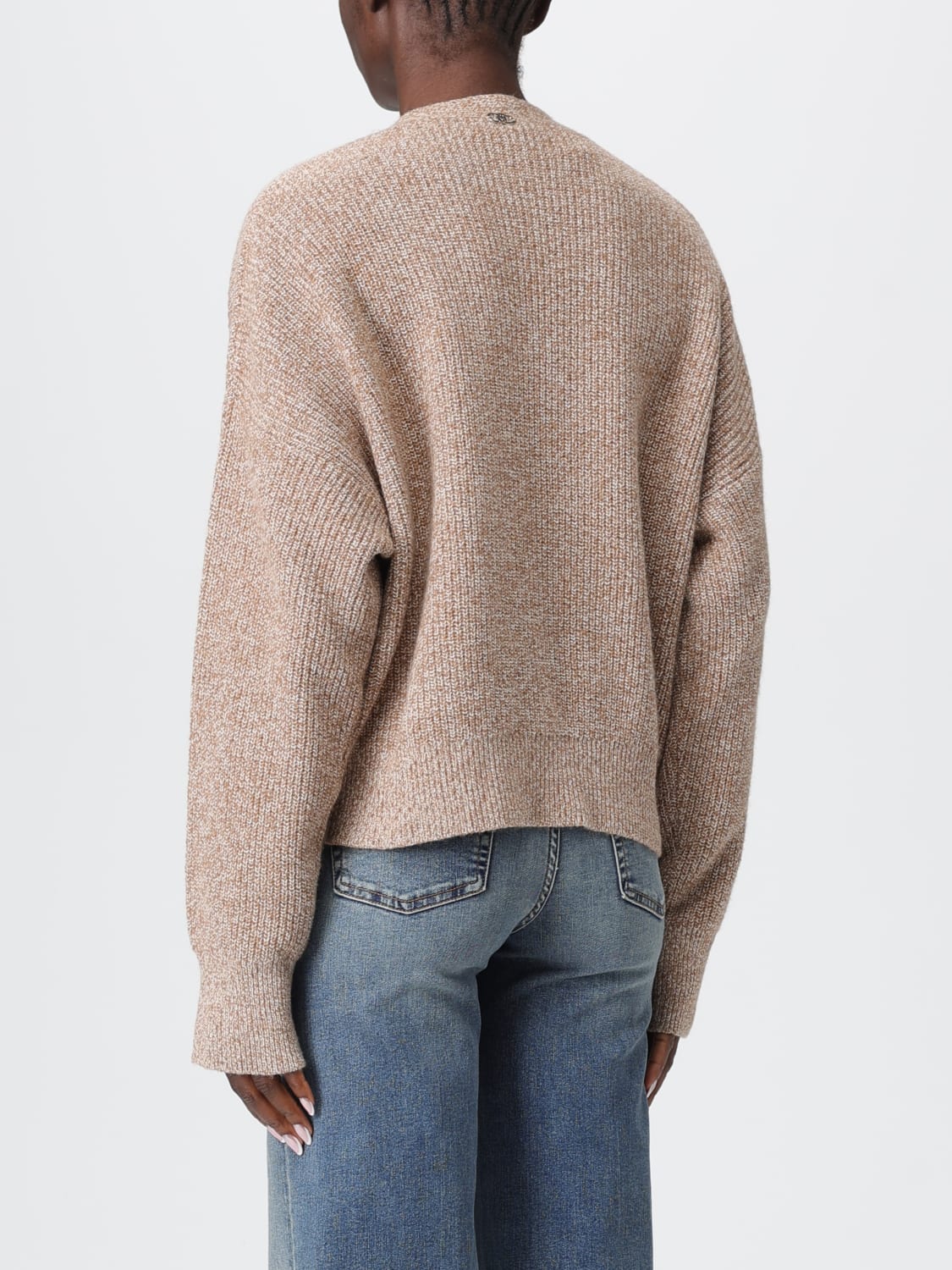 LIU JO JUMPER: Sweatshirt woman Liu Jo, Beige - Img 2