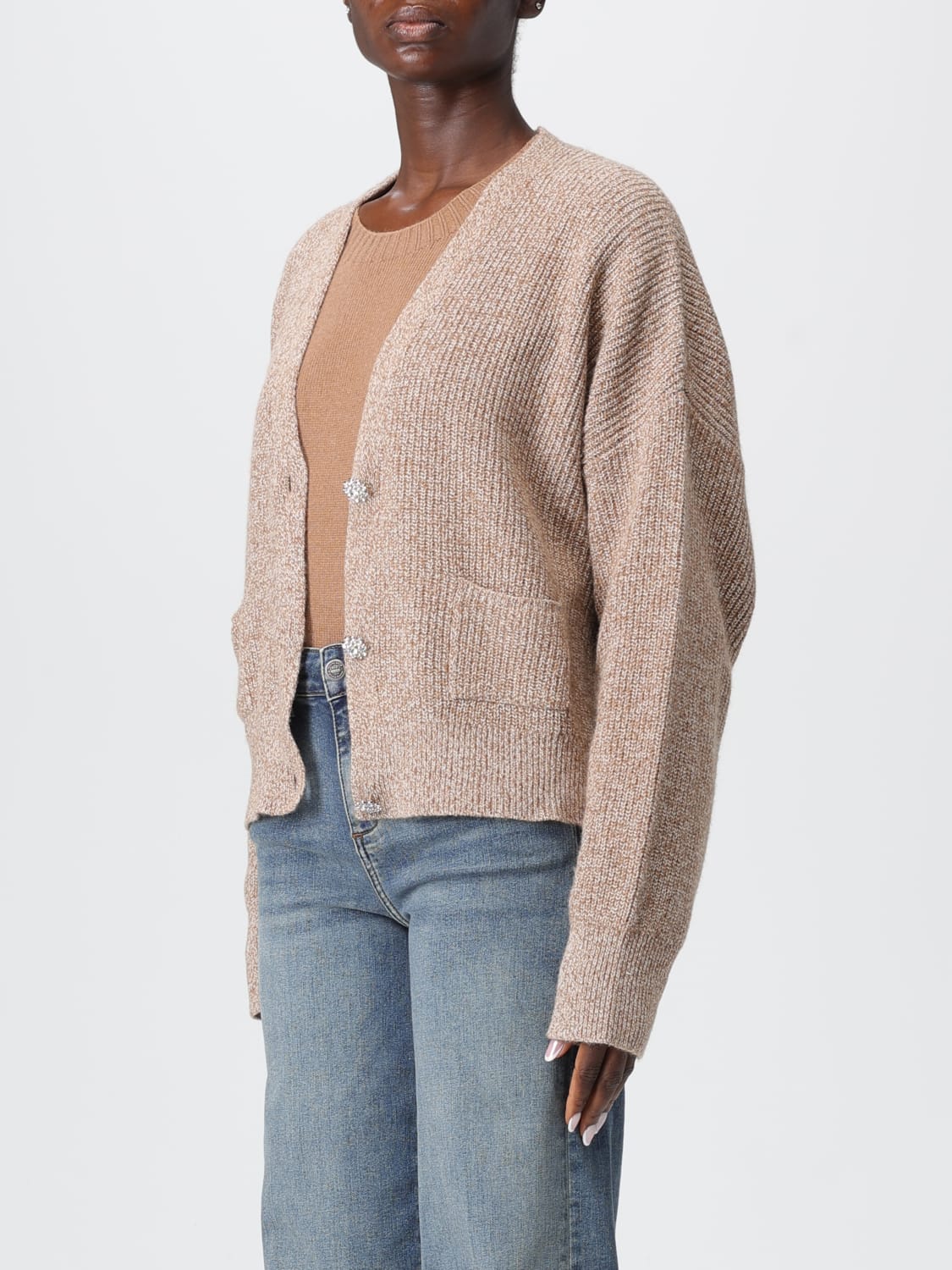 LIU JO JUMPER: Sweatshirt woman Liu Jo, Beige - Img 3