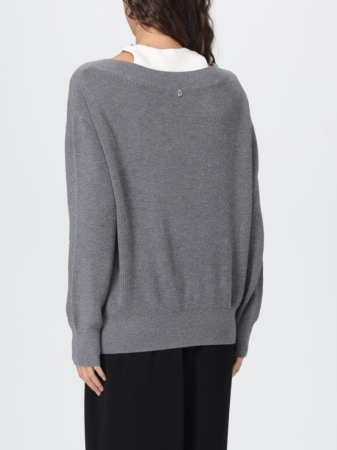 LIU JO PULL: Sweat-shirt femme Liu Jo, Gris - Img 2