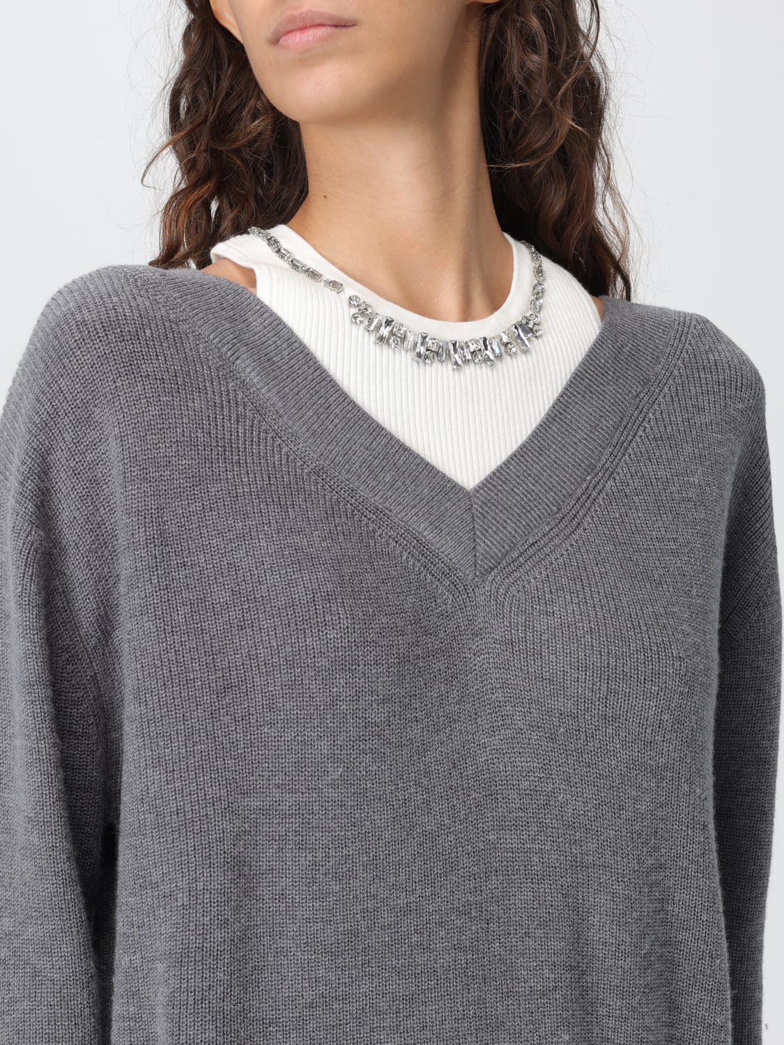 LIU JO PULL: Sweat-shirt femme Liu Jo, Gris - Img 3