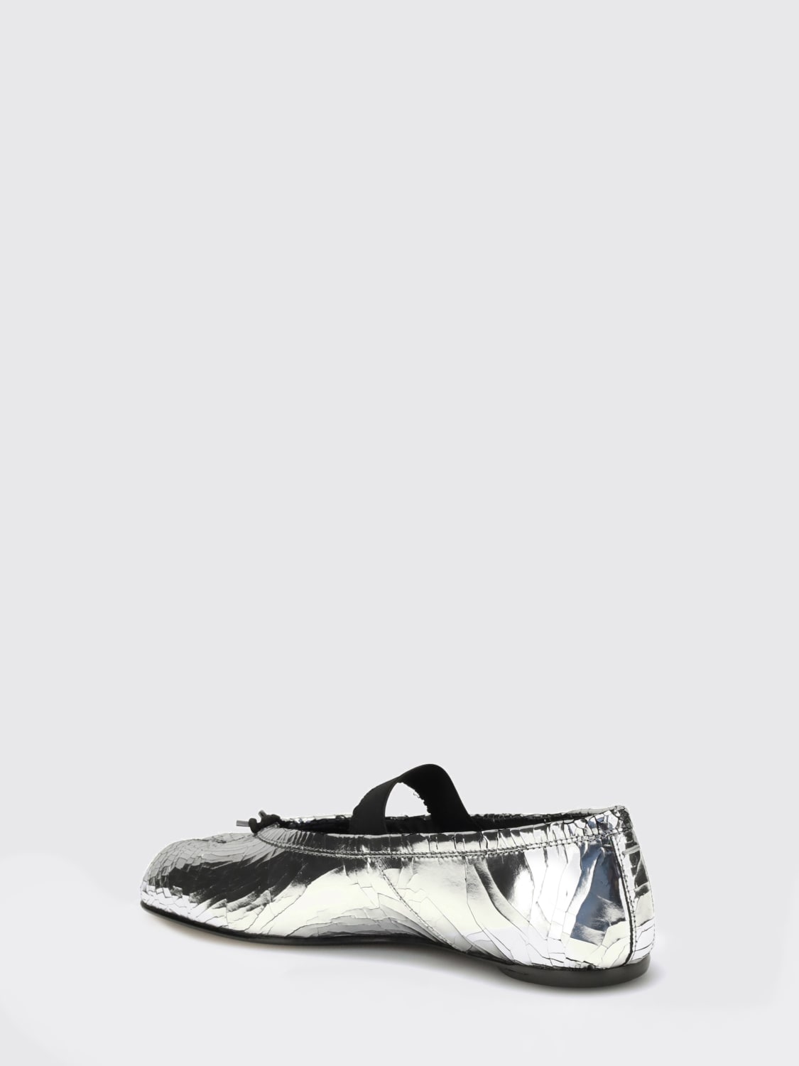 MAISON MARGIELA BALLET FLAT: Ballet flats woman Maison Margiela, Silver - Img 3