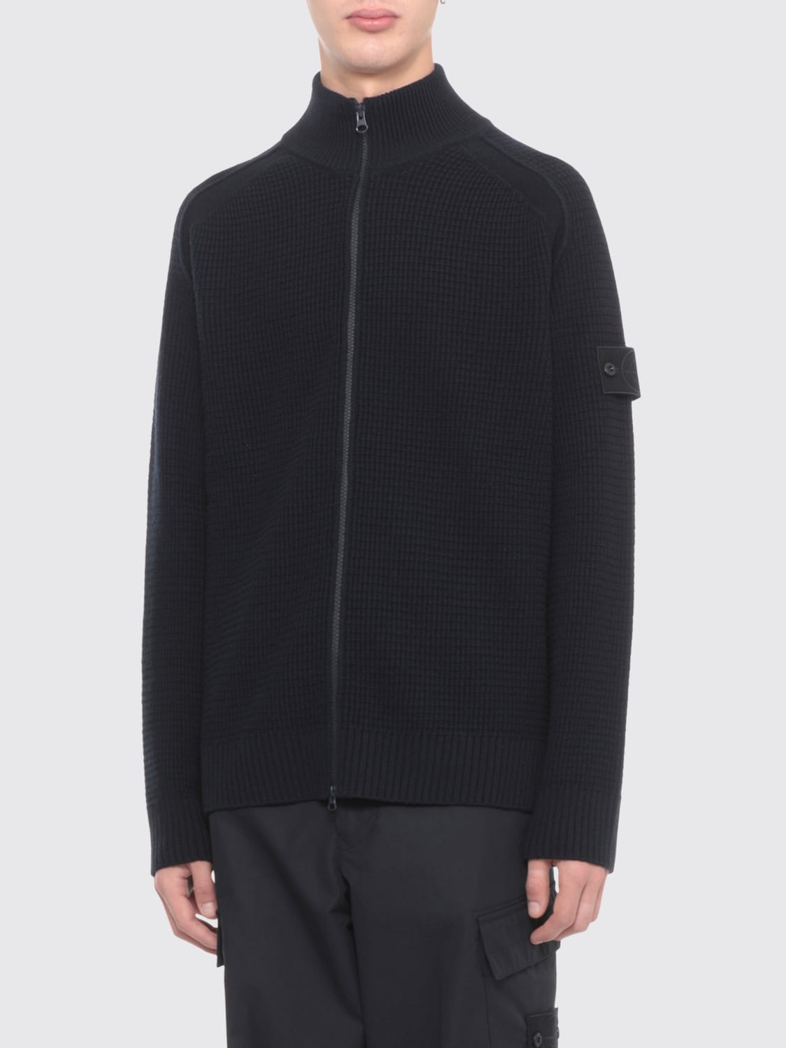 STONE ISLAND SWEATER: Sweater men Stone Island, Blue - Img 1