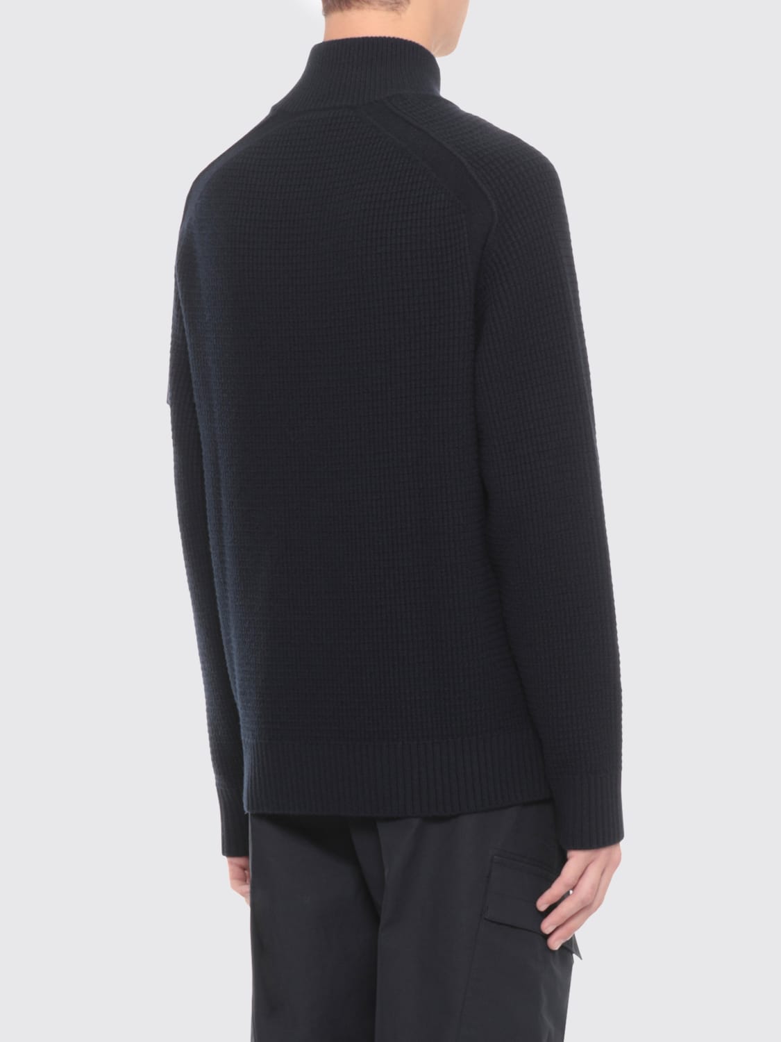 STONE ISLAND SWEATER: Sweater men Stone Island, Blue - Img 3