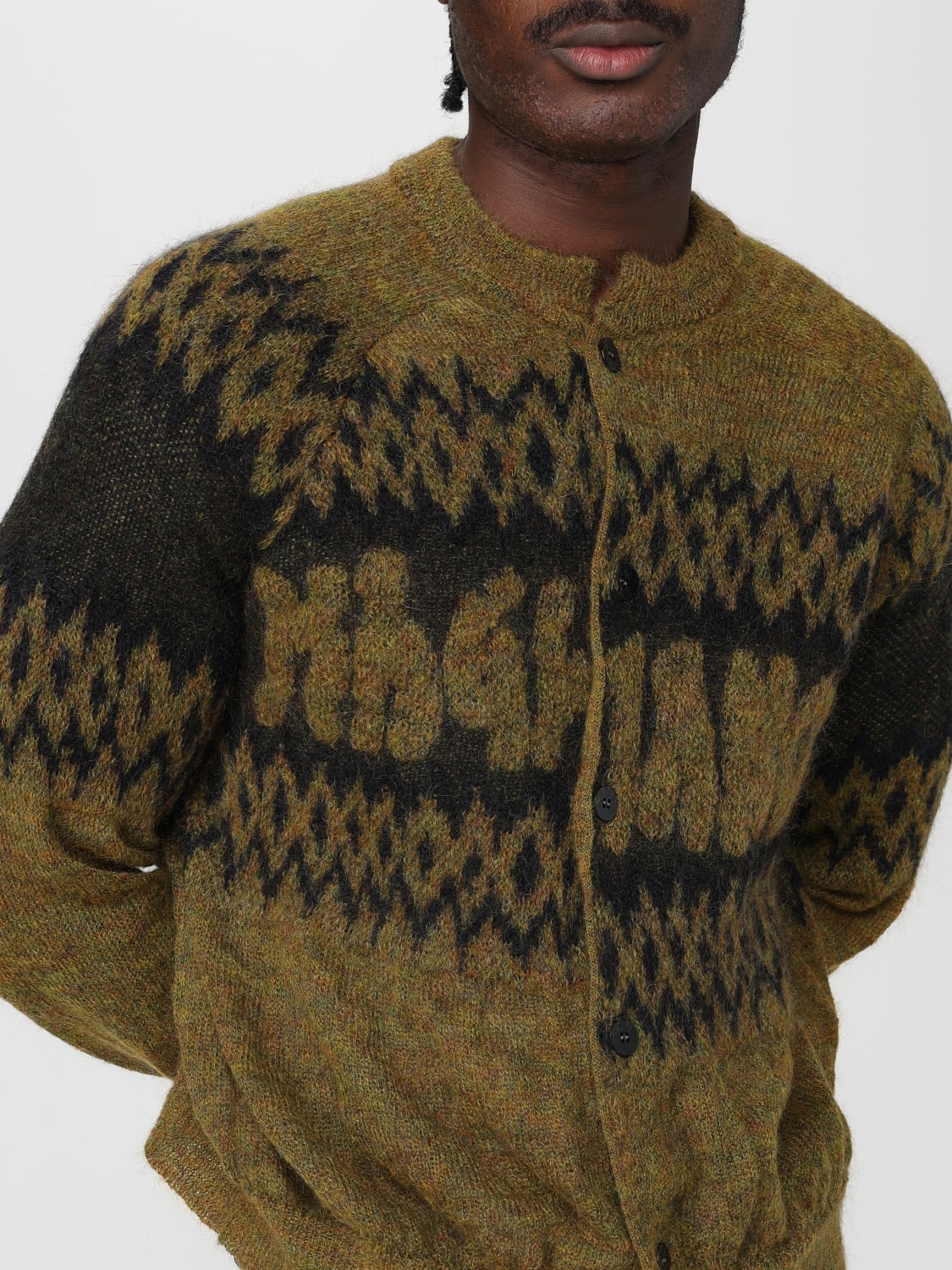 MAGLIANO 毛衣: 卫衣 男士 Magliano, 黄色 - Img 5