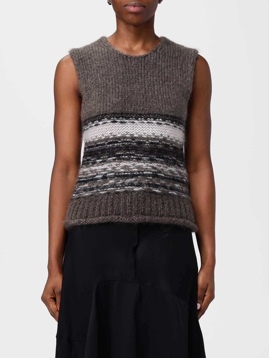 OUR LEGACY WAISTCOAT: Top woman Our Legacy, Brown - Img 1