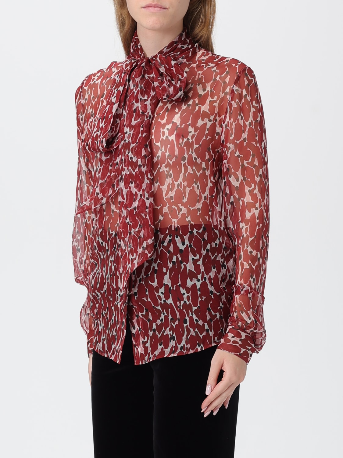 SAINT LAURENT TOP: Top damen Saint Laurent, Rot - Img 4