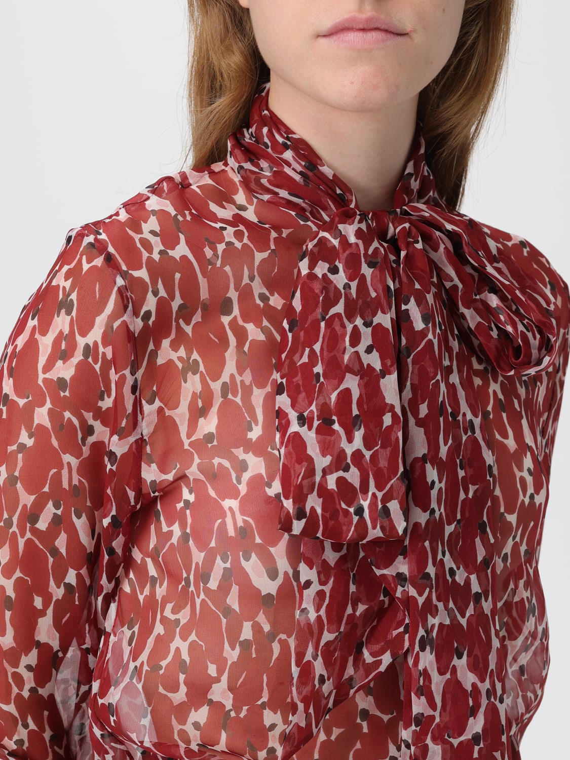 SAINT LAURENT TOP: Top damen Saint Laurent, Rot - Img 5