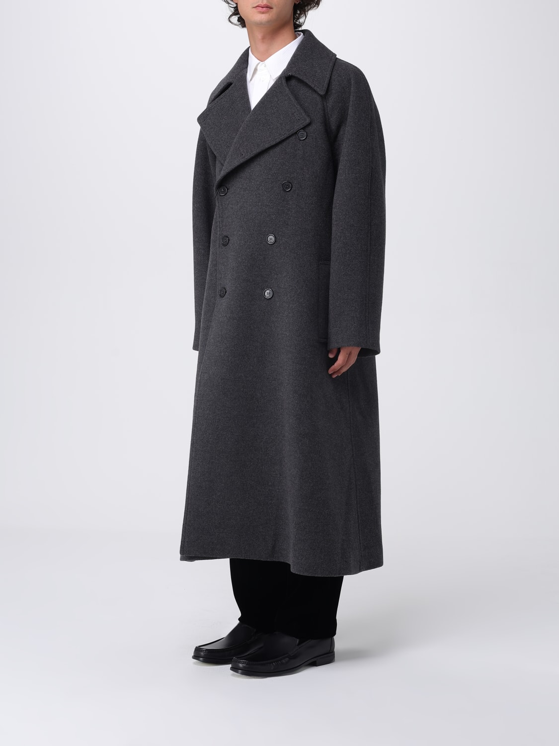 SAINT LAURENT COAT: Coat men Saint Laurent, Grey - Img 4