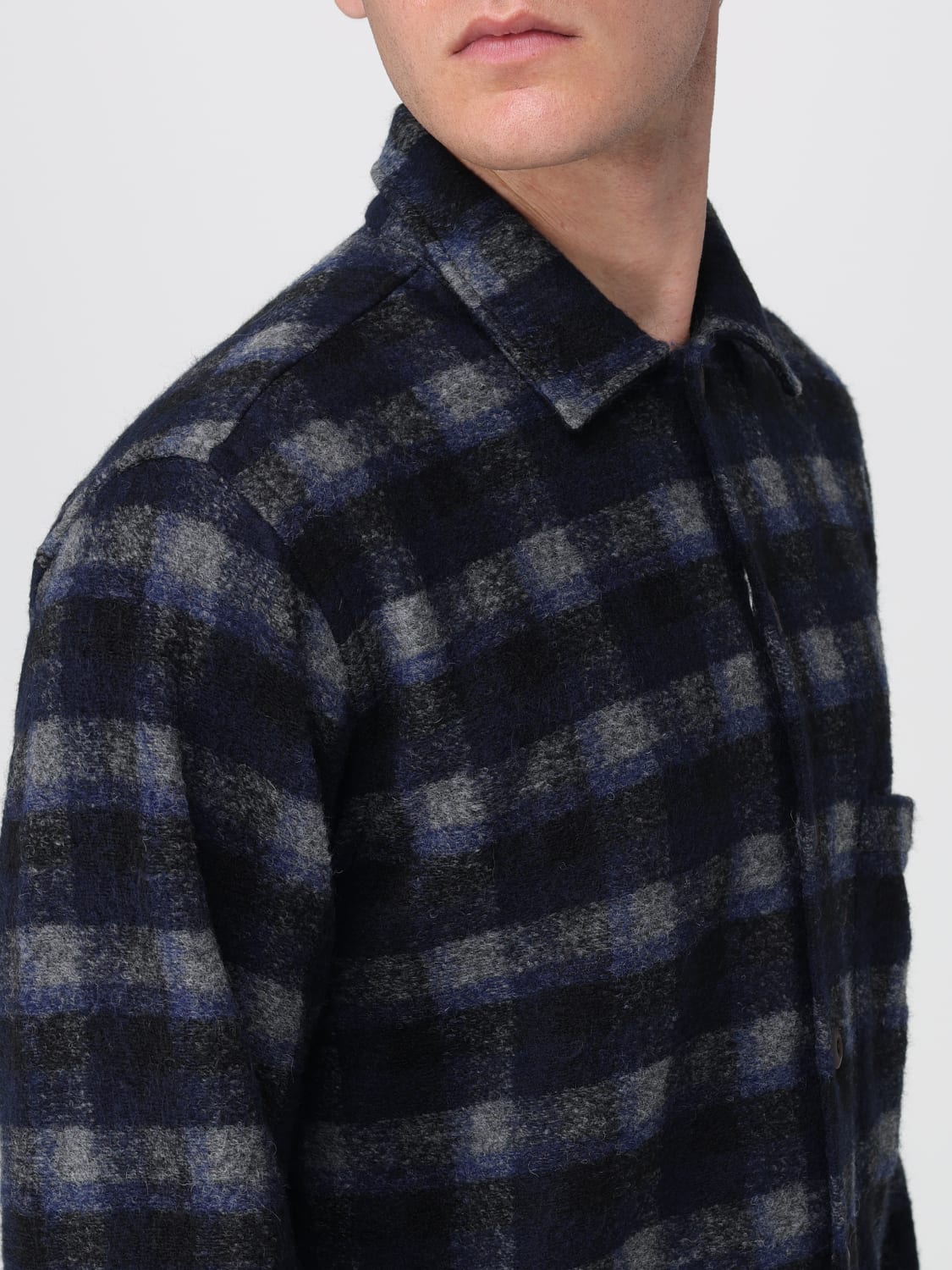 UNIVERSAL WORKS SHIRT: Shirt men Universal Works, Navy - Img 3