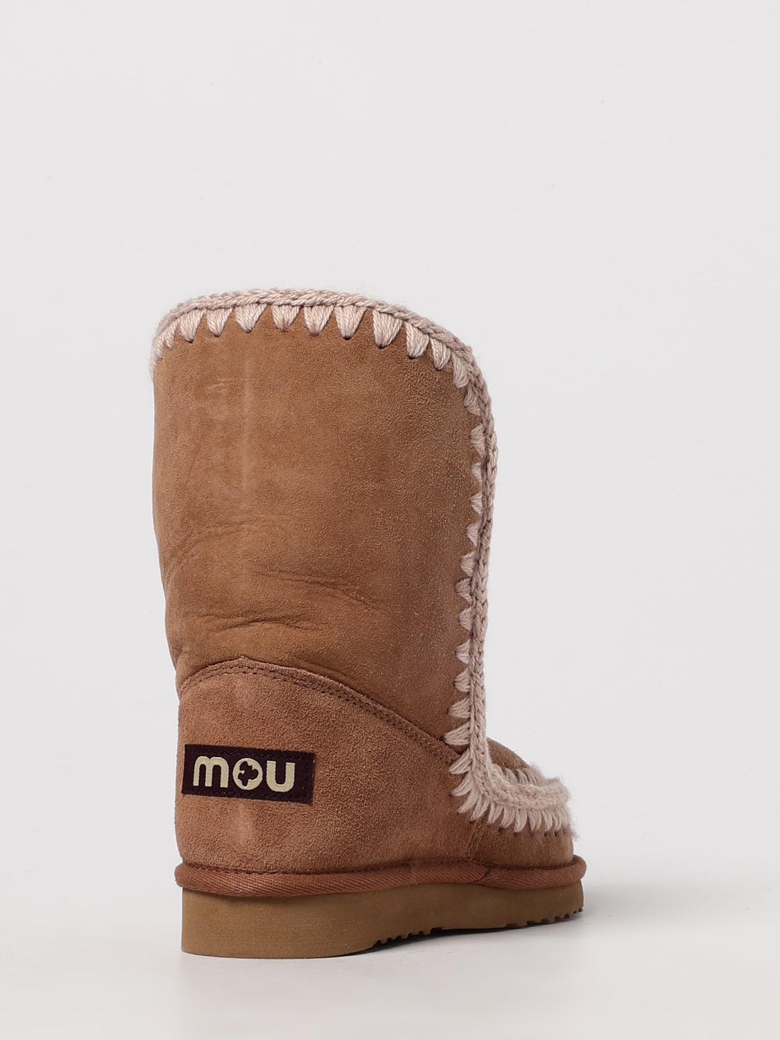 MOU BOOTS: Flat ankle boots woman Mou, Pink - Img 3