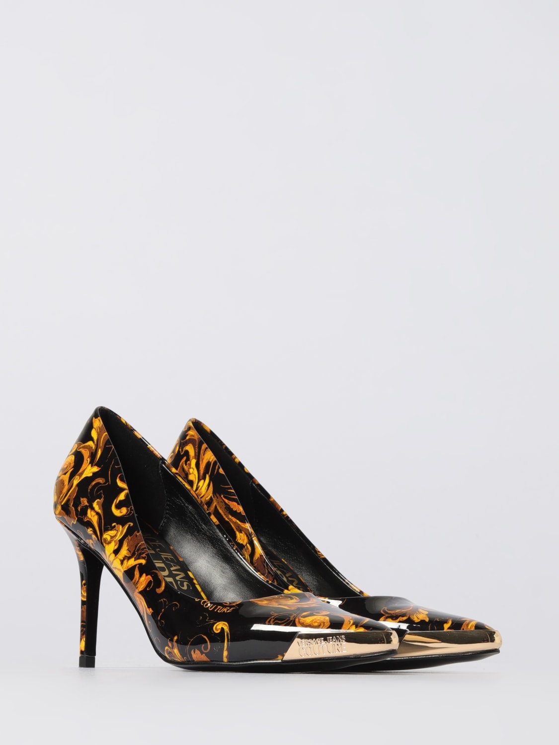 VERSACE JEANS COUTURE PUMP: Pumps woman Versace Jeans Couture, Multicolor - Img 2