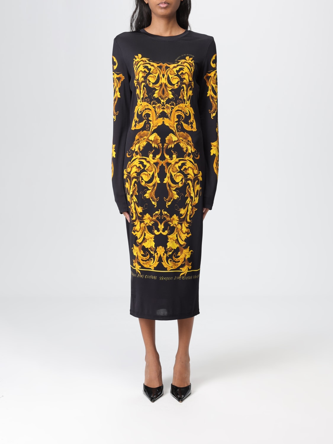 VERSACE JEANS COUTURE DRESS: Dress woman Versace Jeans Couture, Black - Img 1