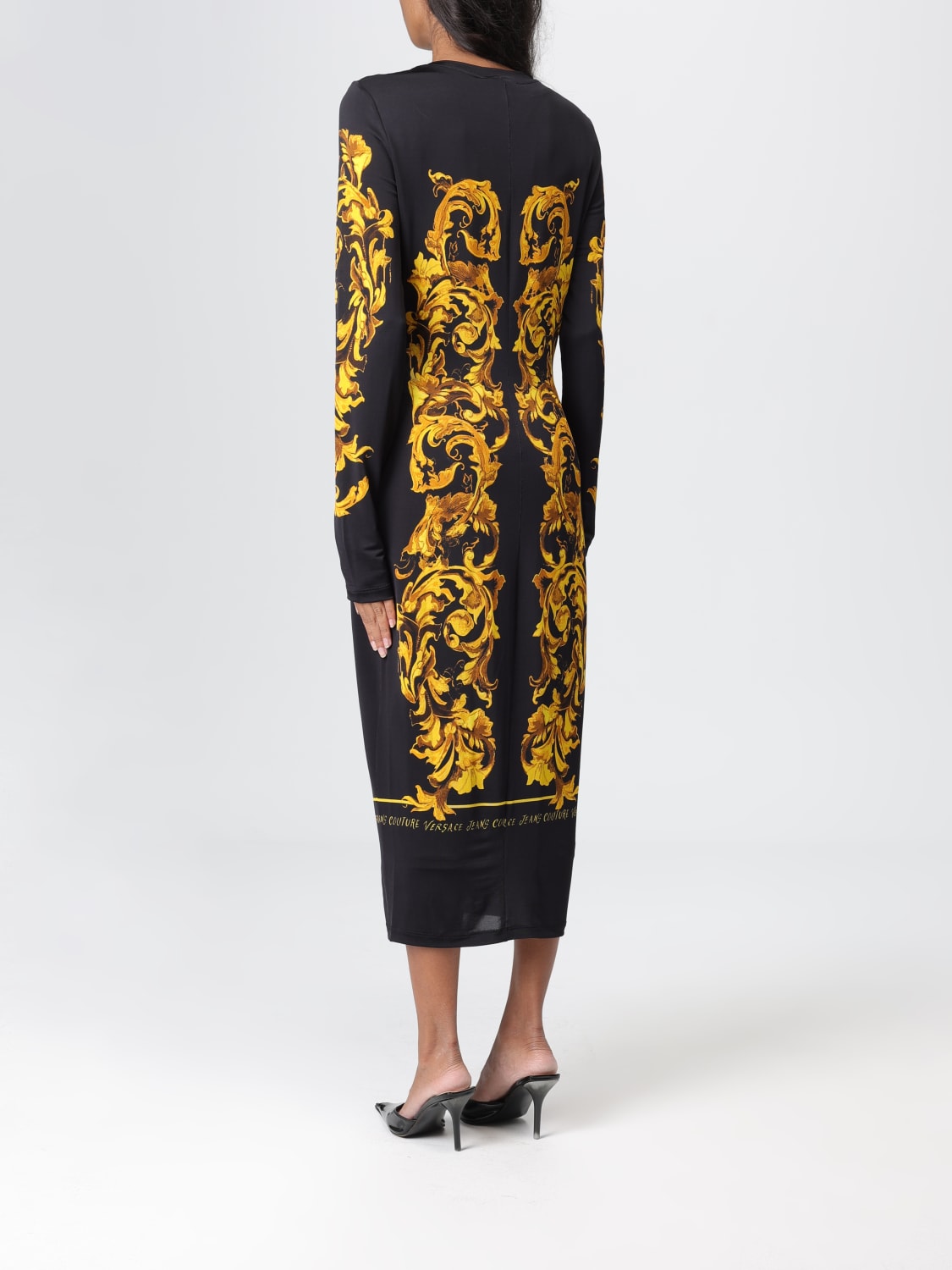 VERSACE JEANS COUTURE DRESS: Dress woman Versace Jeans Couture, Black - Img 2