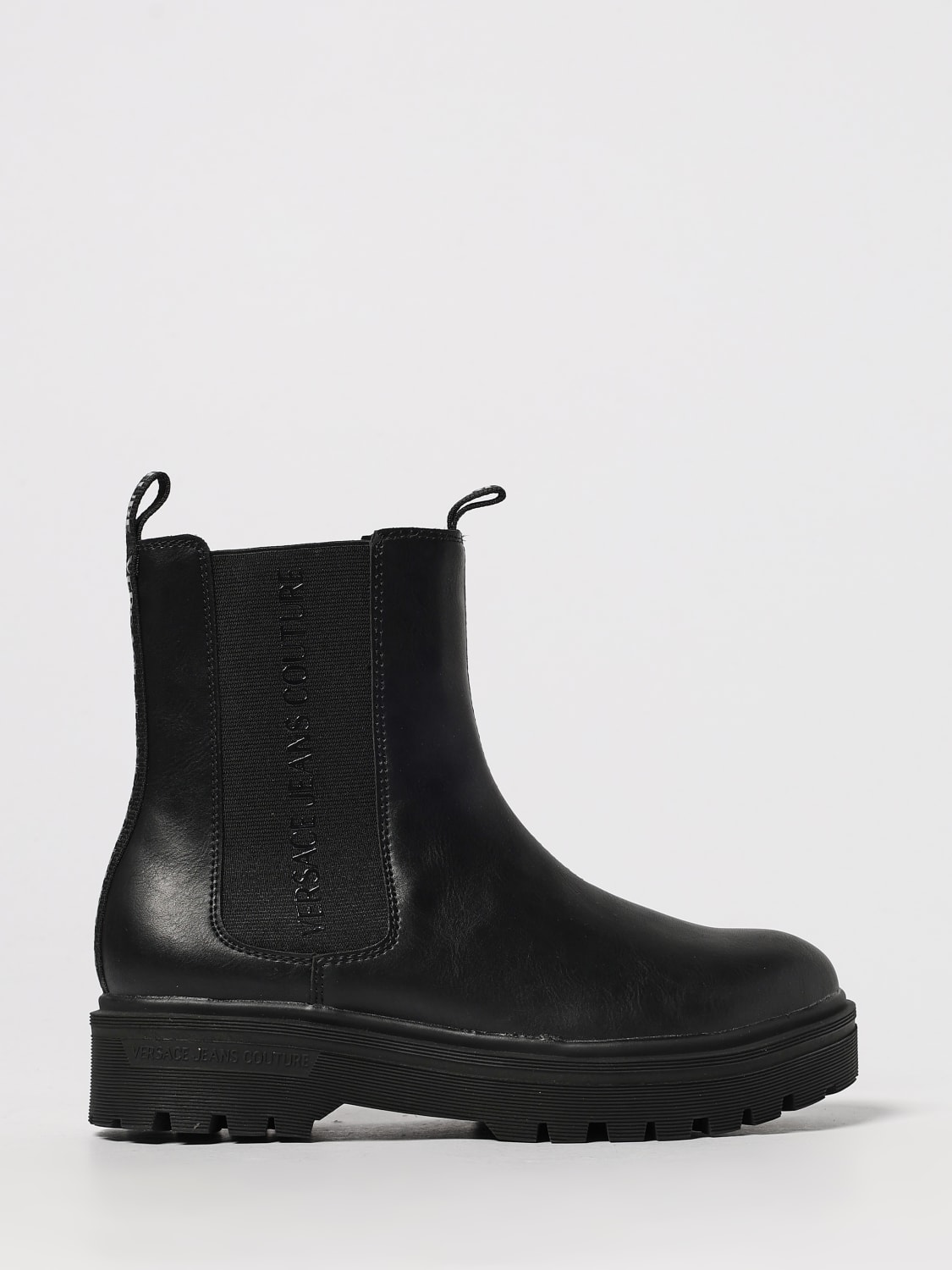 VERSACE JEANS COUTURE BOOT: Boots men Versace Jeans Couture, Black - Img 1