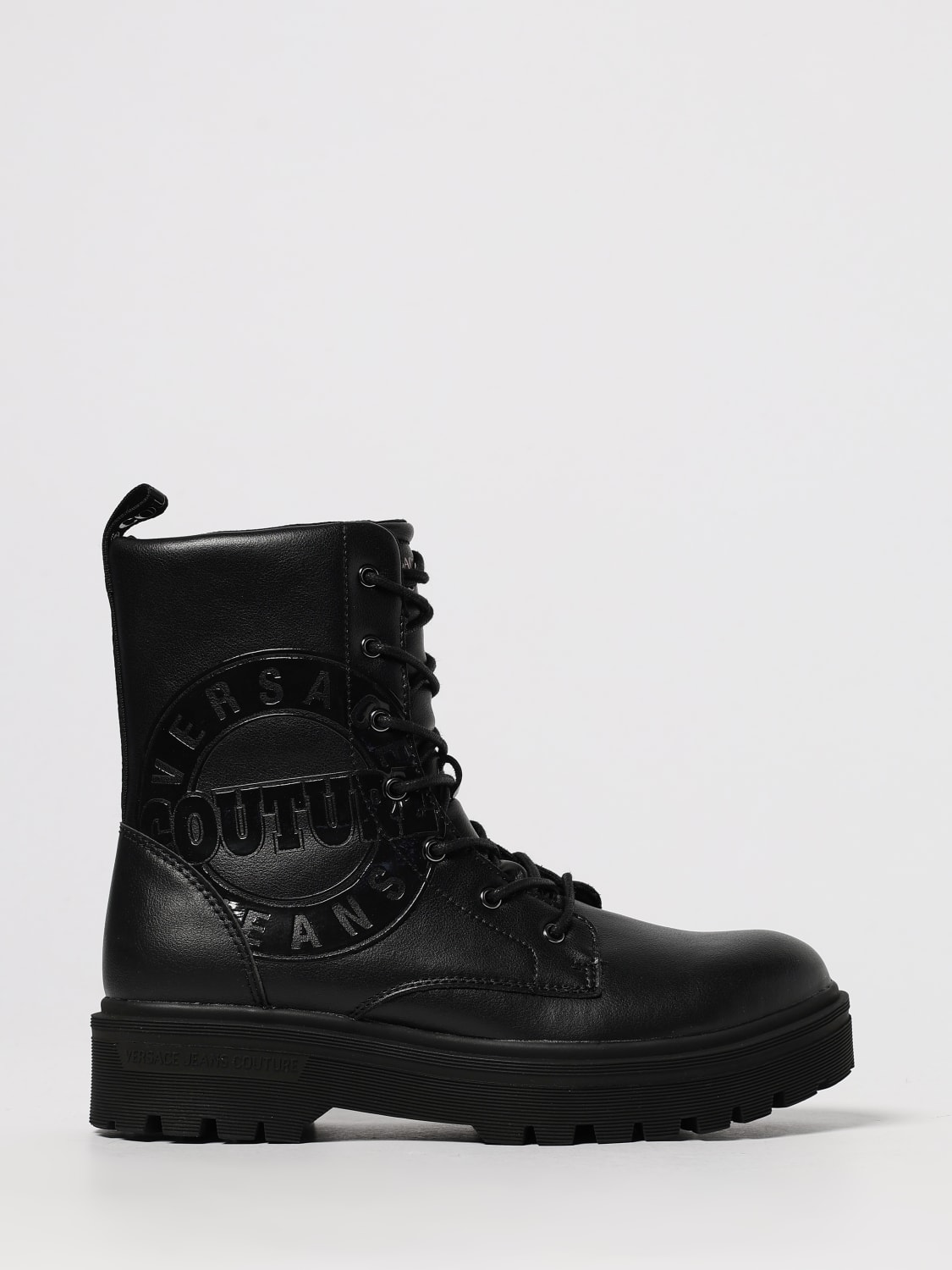 VERSACE JEANS COUTURE BOOT: Boots men Versace Jeans Couture, Black - Img 1