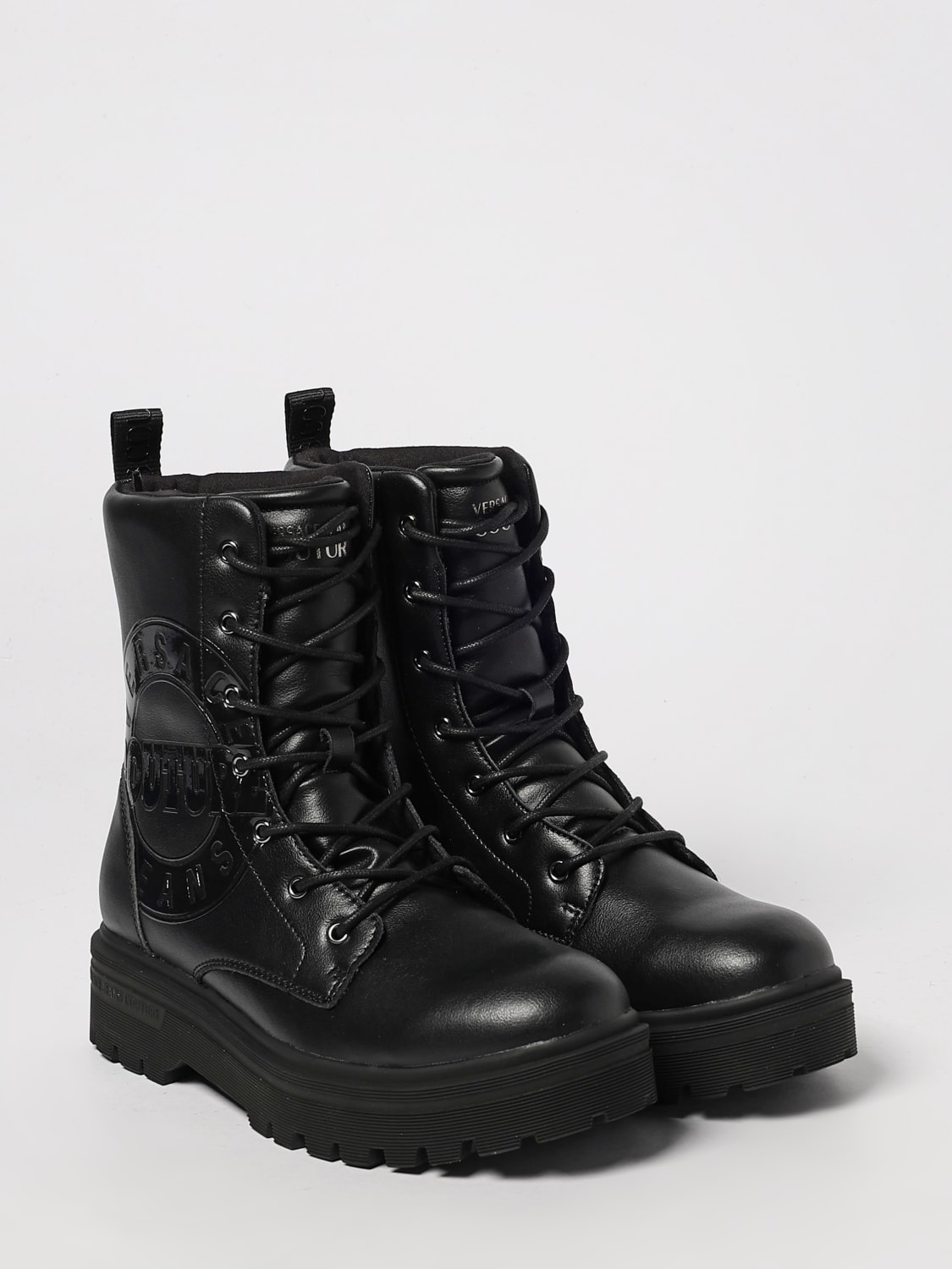 VERSACE JEANS COUTURE BOOT: Boots men Versace Jeans Couture, Black - Img 2