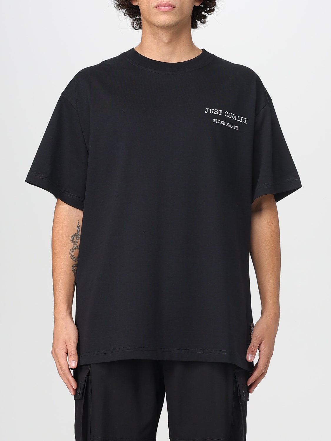 JUST CAVALLI T-SHIRT: T-shirt men Just Cavalli, Black - Img 1