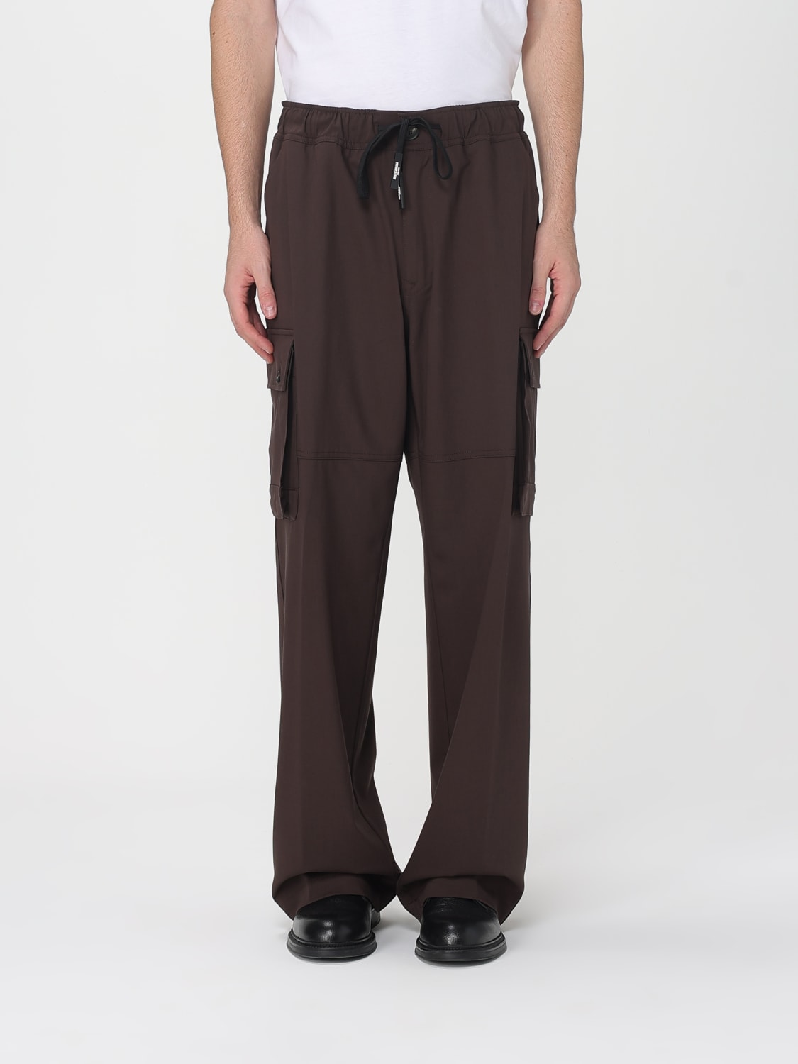 JUST CAVALLI 팬츠: 팬츠 남성 Just Cavalli, 브라운 - Img 1