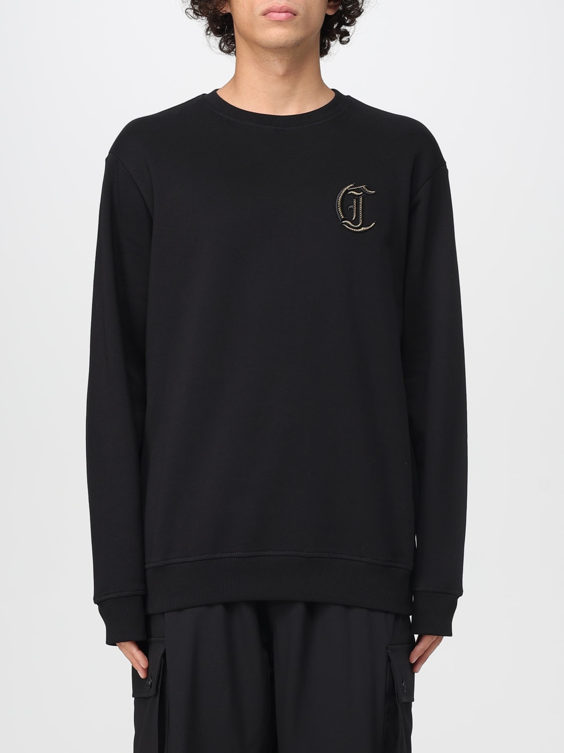 JUST CAVALLI SWEATSHIRT: Sweatshirt homme Just Cavalli, Noir - Img 1