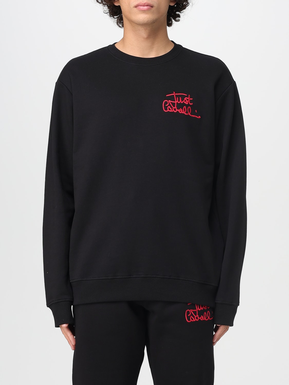 JUST CAVALLI SWEATSHIRT: Sweatshirt homme Just Cavalli, Noir - Img 1