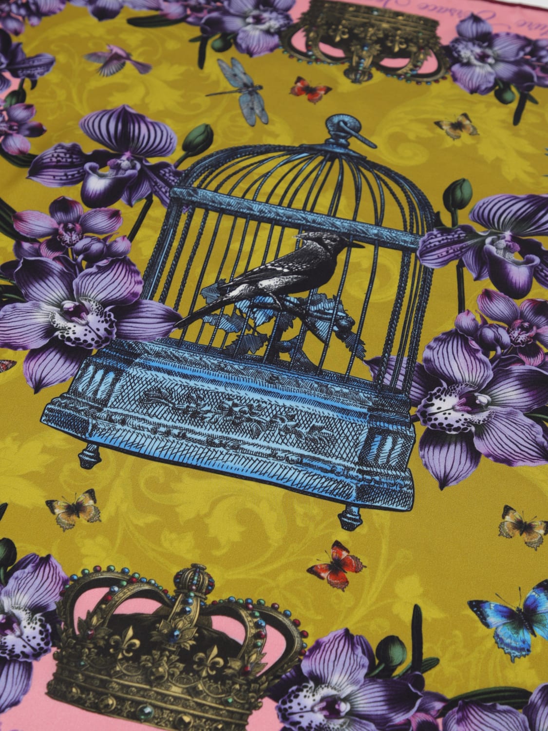 VERSACE JEANS COUTURE FULAR: Fular mujer Versace Jeans Couture, Rosa - Img 3