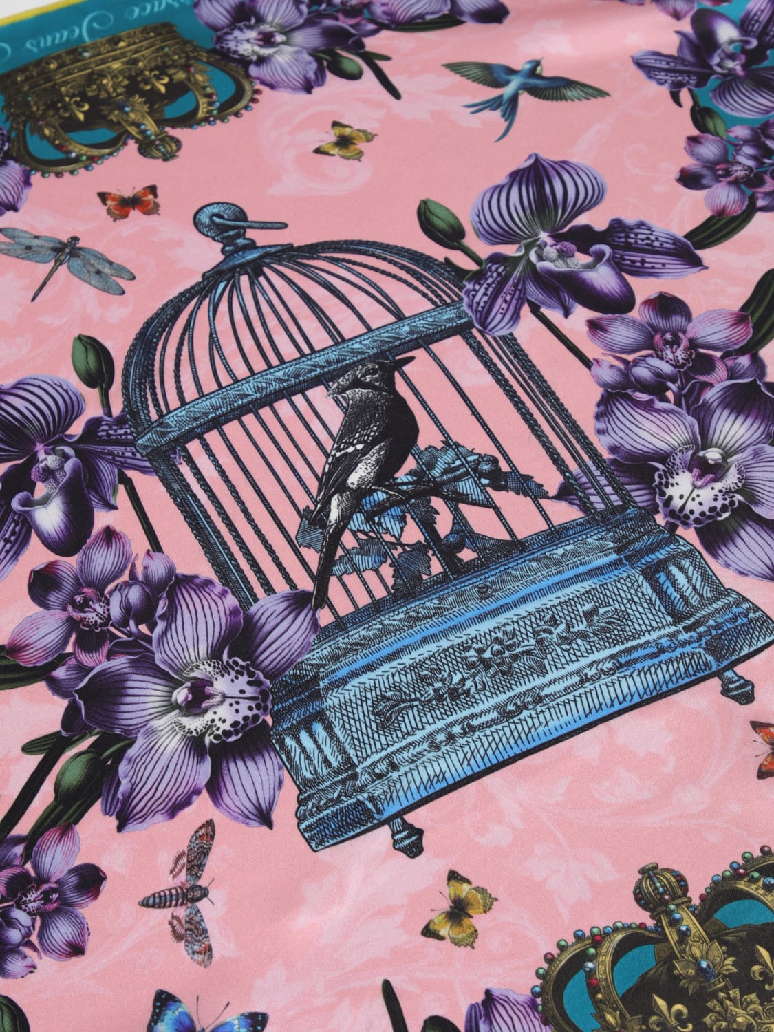 VERSACE JEANS COUTURE NECK SCARF: Neck scarf woman Versace Jeans Couture, Gnawed Blue - Img 3