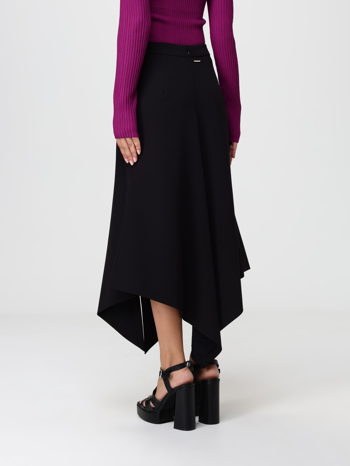 JUST CAVALLI 半身裙: 半身裙 女士 Just Cavalli, 黑色 - Img 2