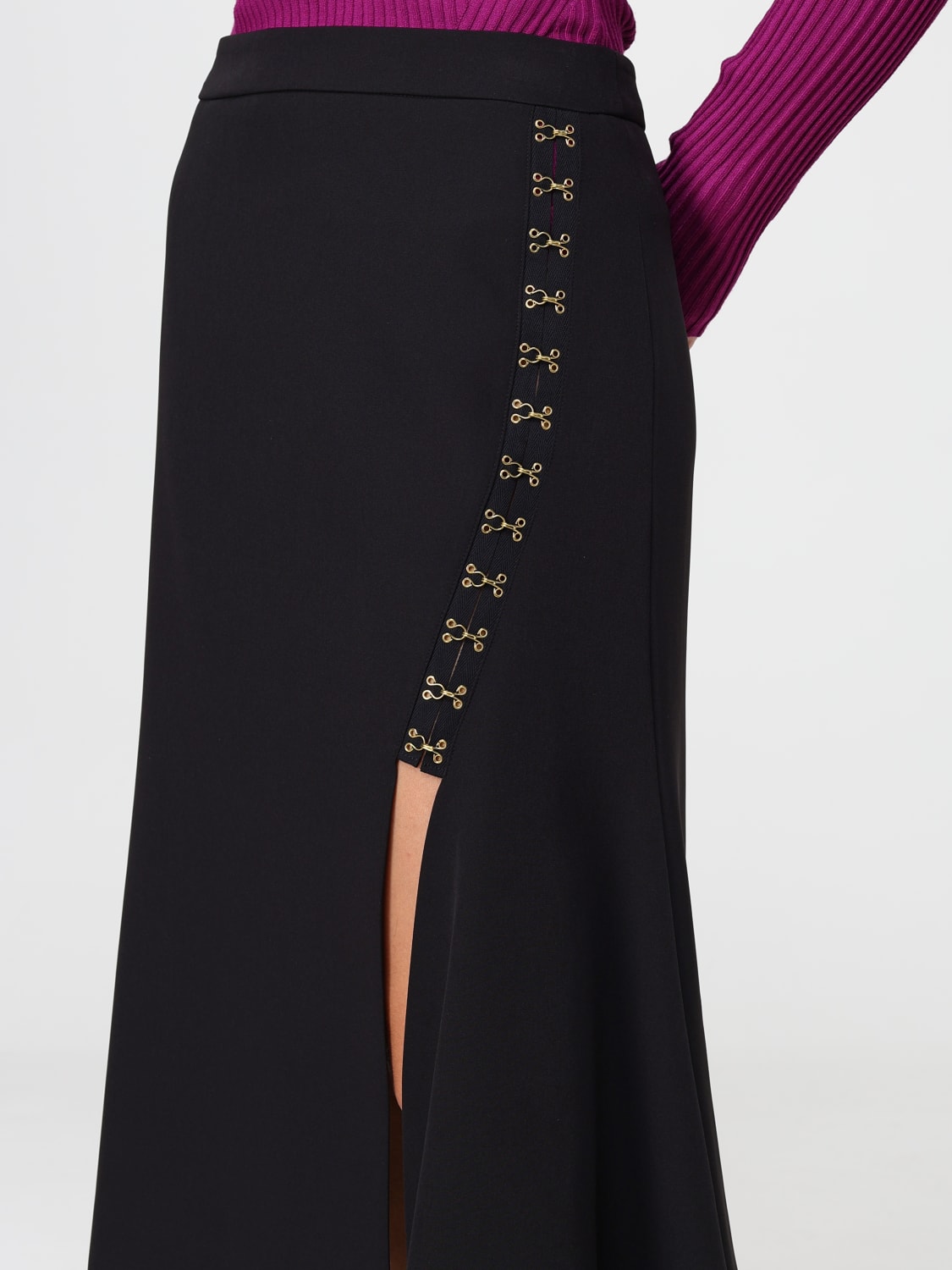 JUST CAVALLI 半身裙: 半身裙 女士 Just Cavalli, 黑色 - Img 3