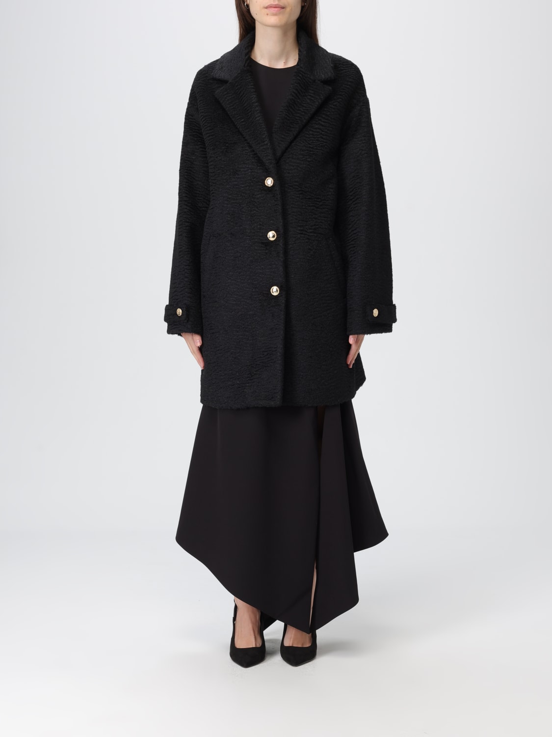 JUST CAVALLI ABRIGO: Abrigo mujer Just Cavalli, Negro - Img 1