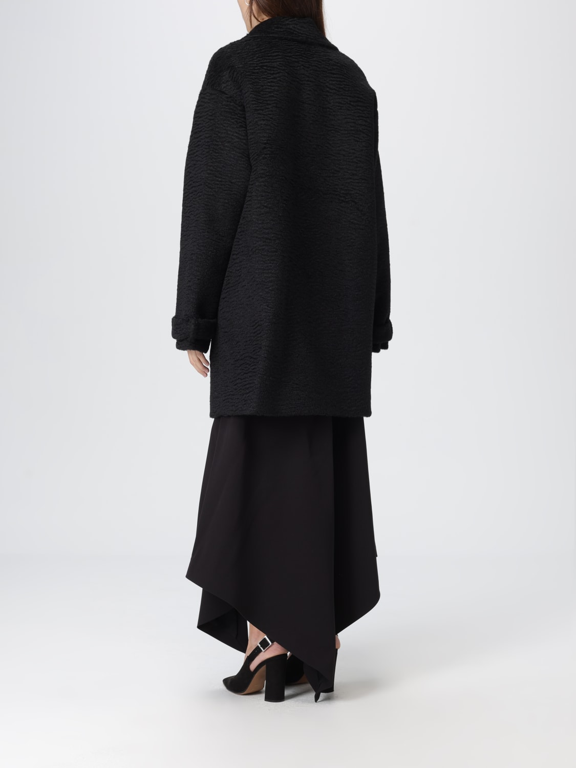 JUST CAVALLI ABRIGO: Abrigo mujer Just Cavalli, Negro - Img 2