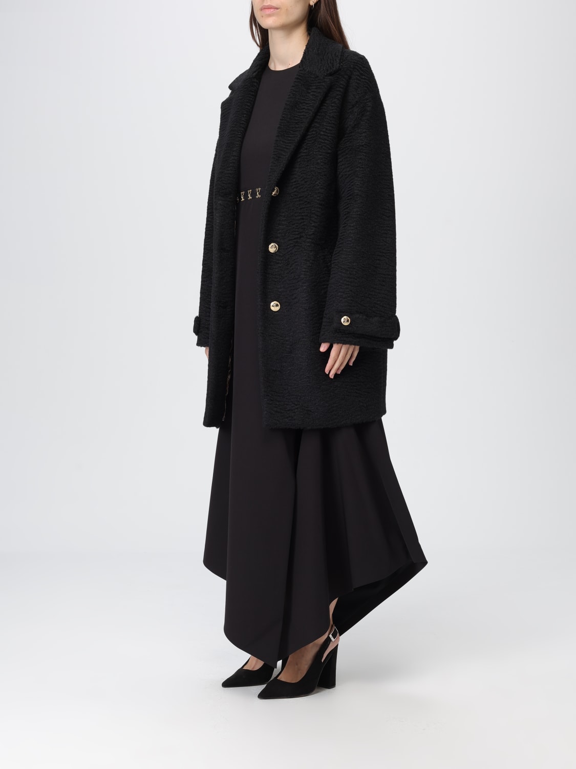 JUST CAVALLI ABRIGO: Abrigo mujer Just Cavalli, Negro - Img 3